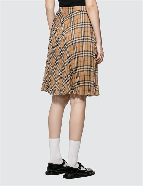 burberry classic plaid skirt|Burberry vintage check pleated skirt.